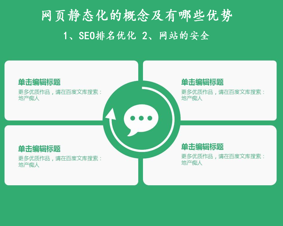 網(wǎng)站建設(shè)網(wǎng)頁靜態(tài)化的概念及有哪些優(yōu)勢(shì)？